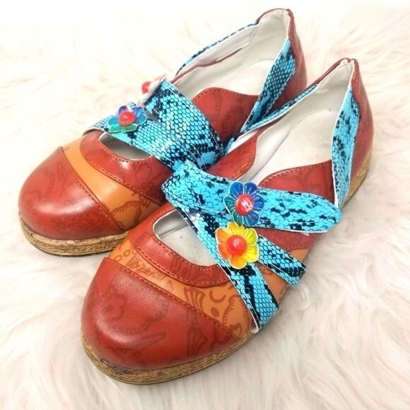 GOOFY BOHO SHOES!!! LOL...UNIQUE SHOES - Picture 1 of 9